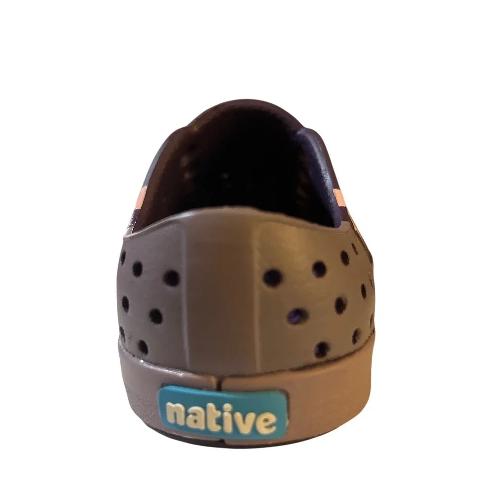 Native Jefferson Kids Purple Lavender‎ Perforated Slip On Water Shoes Size C5